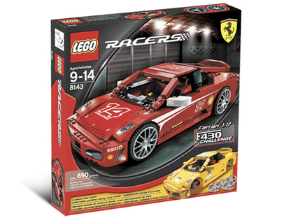 8143 Ferrari 1:17 F430 Challenge (Retired) LEGO Racers