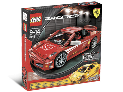 8143 Ferrari 1:17 F430 Challenge (Retired) LEGO Racers