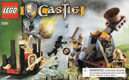 7091 Knight's Catapult Defense (Used) LEGO Castle