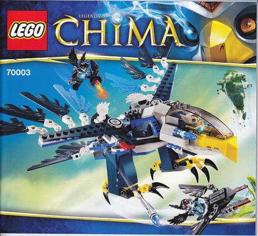 70003 Eris' Eagle Interceptor (Used) LEGO Legends of Chima