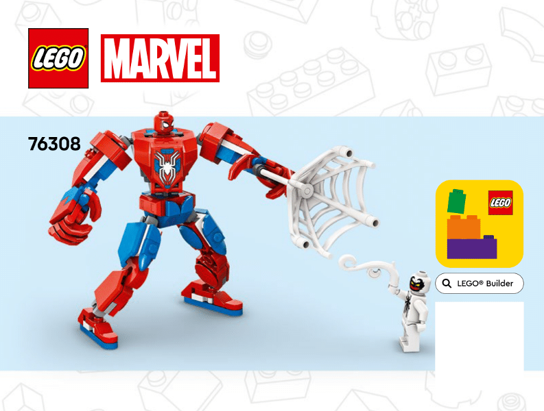 76308 Spider-Man Mech vs. Anti-Venom (Used) LEGO Super Heroes