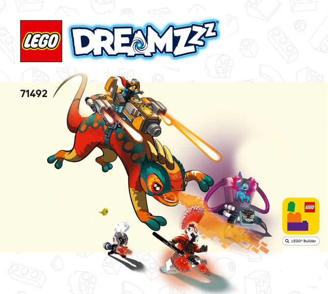 71492 Mateo's Fire Chameleon (Used) LEGO Dreamzzz