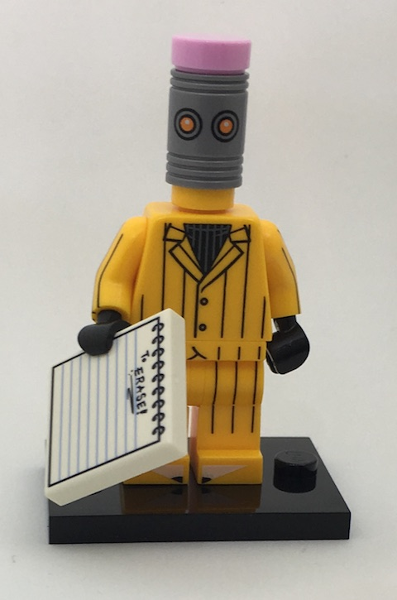 Eraser - The LEGO Batman Movie Series 1 Collectible Minifigure (coltlbm-12)