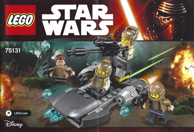 75131 Resistance Trooper Battle Pack (Certified) LEGO Star Wars