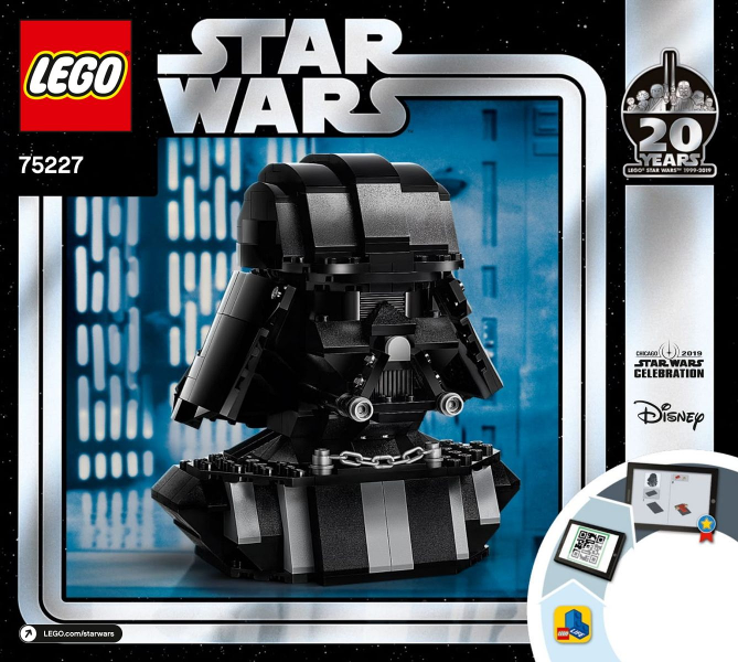 75227 Darth Vader Bust (Used) LEGO Star Wars