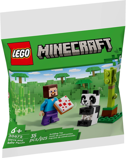 30672 Steve and Baby Panda (Retired) LEGO Minecraft