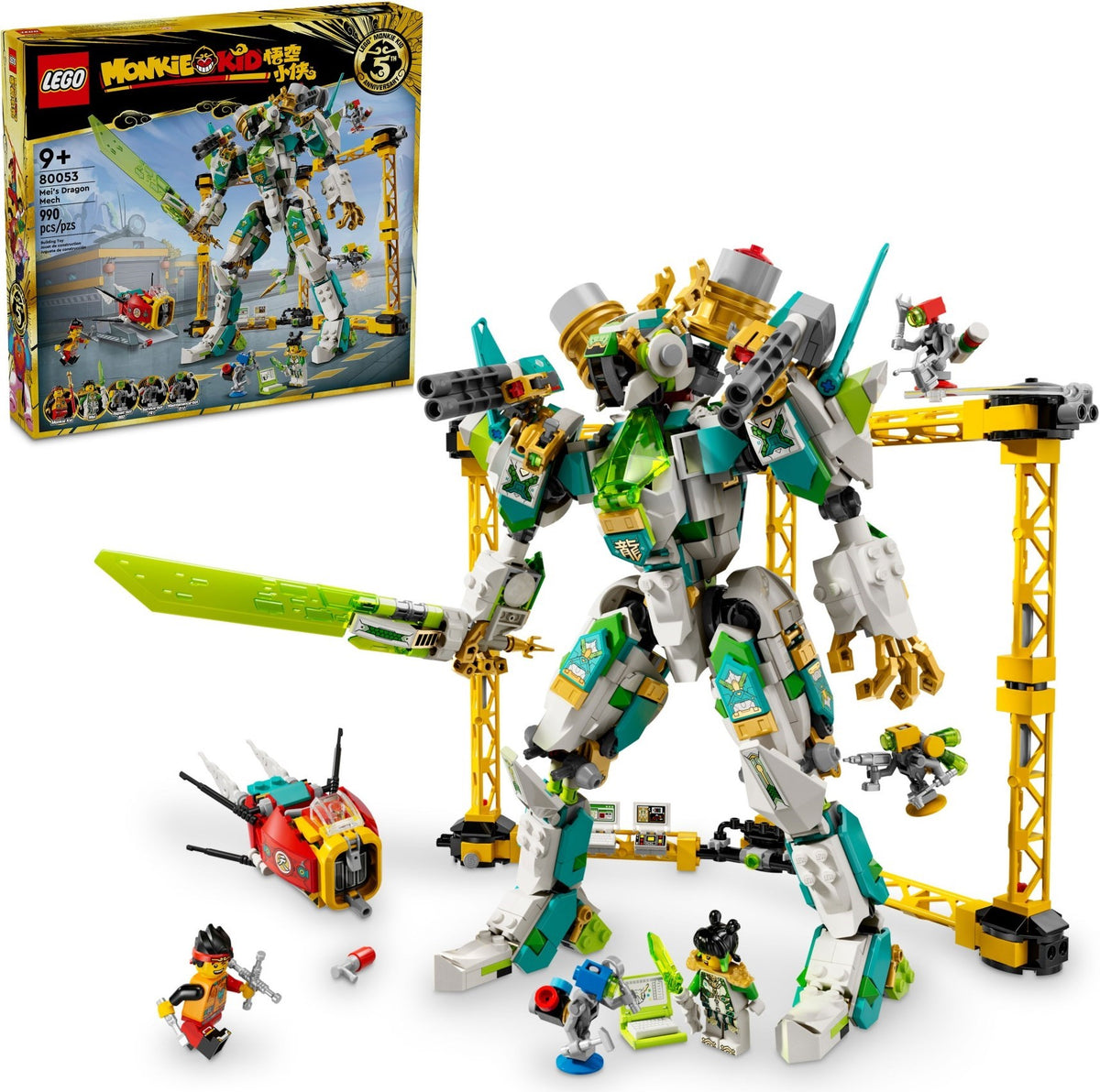 80053 Mei's Dragon Mech (Retired) LEGO Monkie Kid