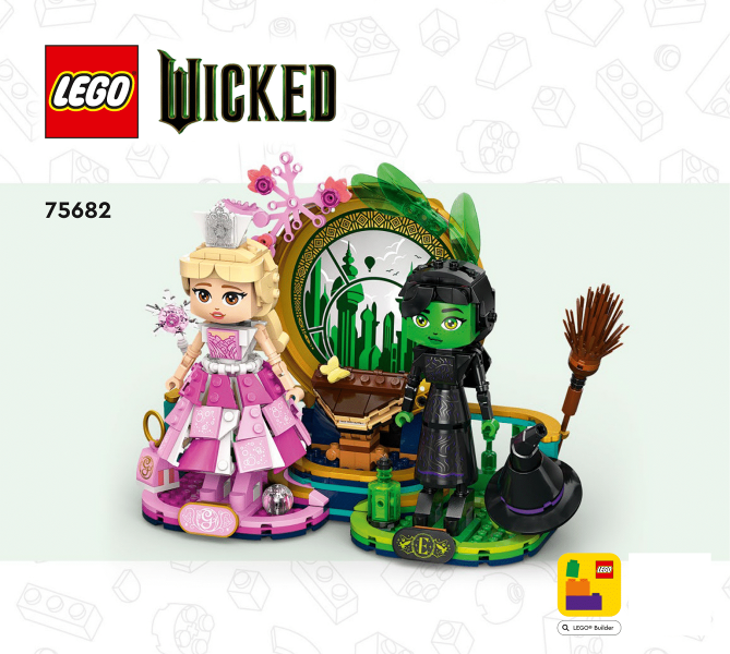 75682 Elphaba & Glinda Figures (Used) LEGO Wicked