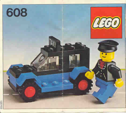 608 Taxi (Used) LEGO Town