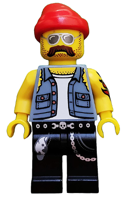 Motorcycle Mechanic (Minifigure Only) (col160)