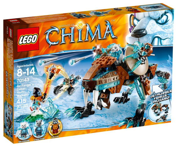 70143 Sir Fangar's Sabre-Tooth Walker (Retired) LEGO Legends of Chima
