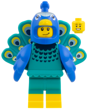 Peacock Costume Fan, Series 28 (Minifigure Only) (col461)