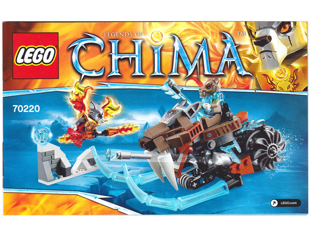 70220 Strainor's Saber Cycle (Used) LEGO Legends of Chima