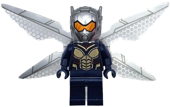 The Wasp (Hope van Dyne) - Trans-Clear Wings with Hexagons (sh0927)
