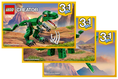 31058 Mighty Dinosaurs (Green Edition) (Certified) LEGO Creator