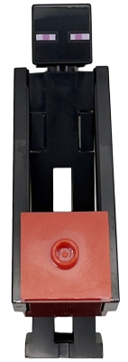 Enderman - Dark Red Block with Red Top (min226)
