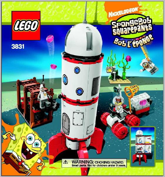 3831 Rocket Ride (Used) LEGO SpongeBob SquarePants