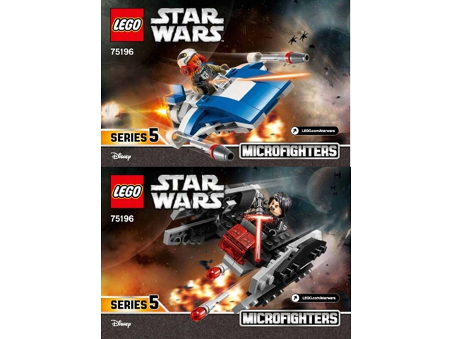 75196 A-Wing vs. TIE Silencer Microfighters (Certified) LEGO Star Wars
