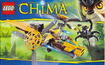 70129 Lavertus' Twin Blade (Used) LEGO Legends of Chima