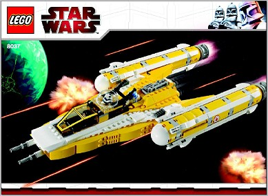 8037 Anakin's Y-Wing Starfighter (Used) LEGO Star Wars