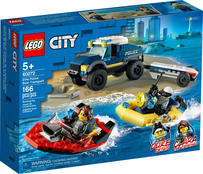 60272 Elite Police Boat Transport (Retired) LEGO City