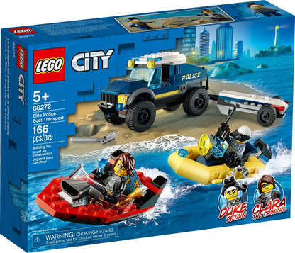 60272 Elite Police Boat Transport (Retired) LEGO City