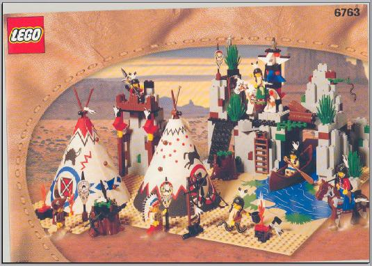 6763 Rapid River Village (Used) LEGO Western