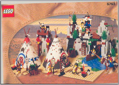 6763 Rapid River Village (Used) LEGO Western