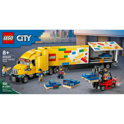 60440 Yellow Delivery Truck