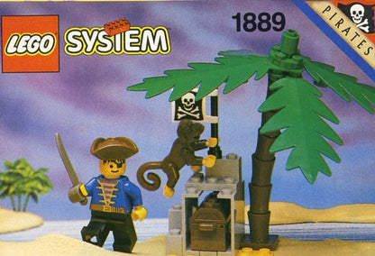 1889 Pirate's Treasure Hold (Used) LEGO Pirates