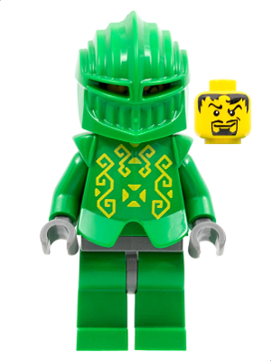 Knights Kingdom II - Rascus with Armor, Plain Torso (cas261)