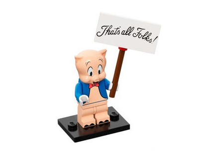 Porky Pig - Looney Tunes Series Collectible Minifigure (collt-12)