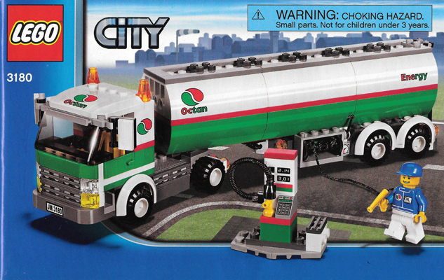 3180 Tank Truck (Used) LEGO City