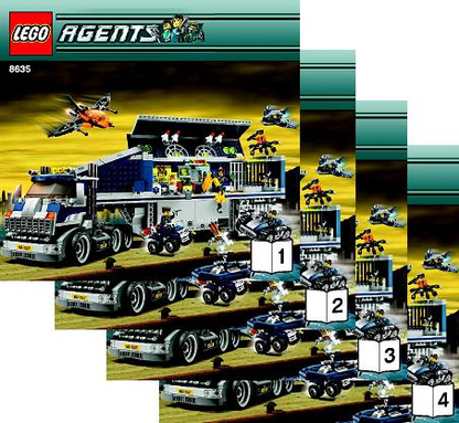 8635 Mobile Command Center (Used) LEGO Agents