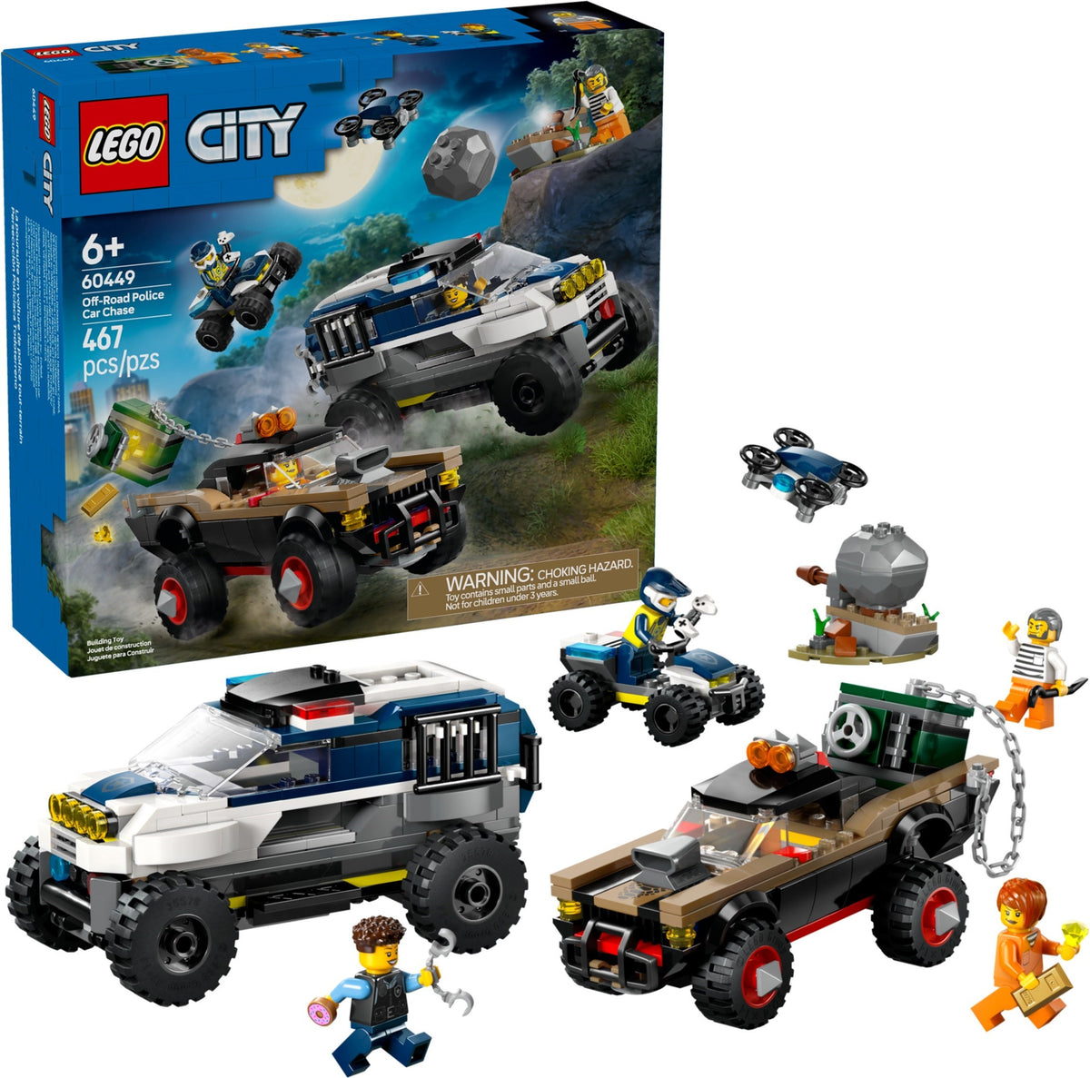 60449 Off-Road Police Car Chase (Retired) LEGO City