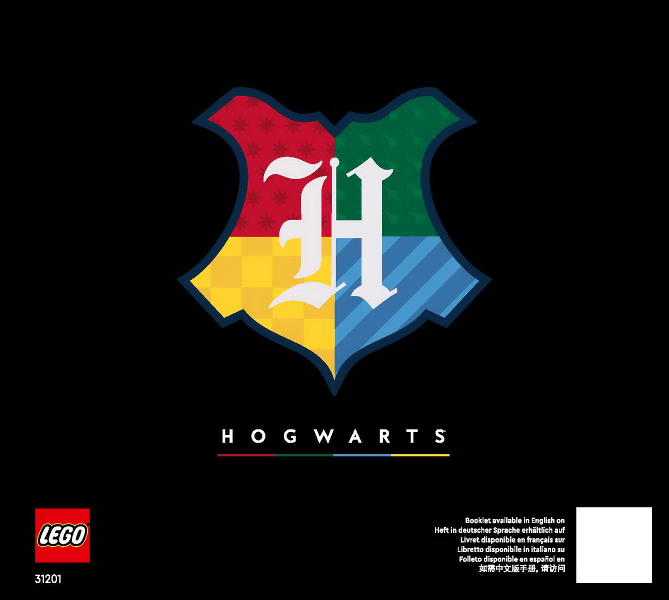 31201 Harry Potter Hogwarts Crests (Certified) LEGO Art