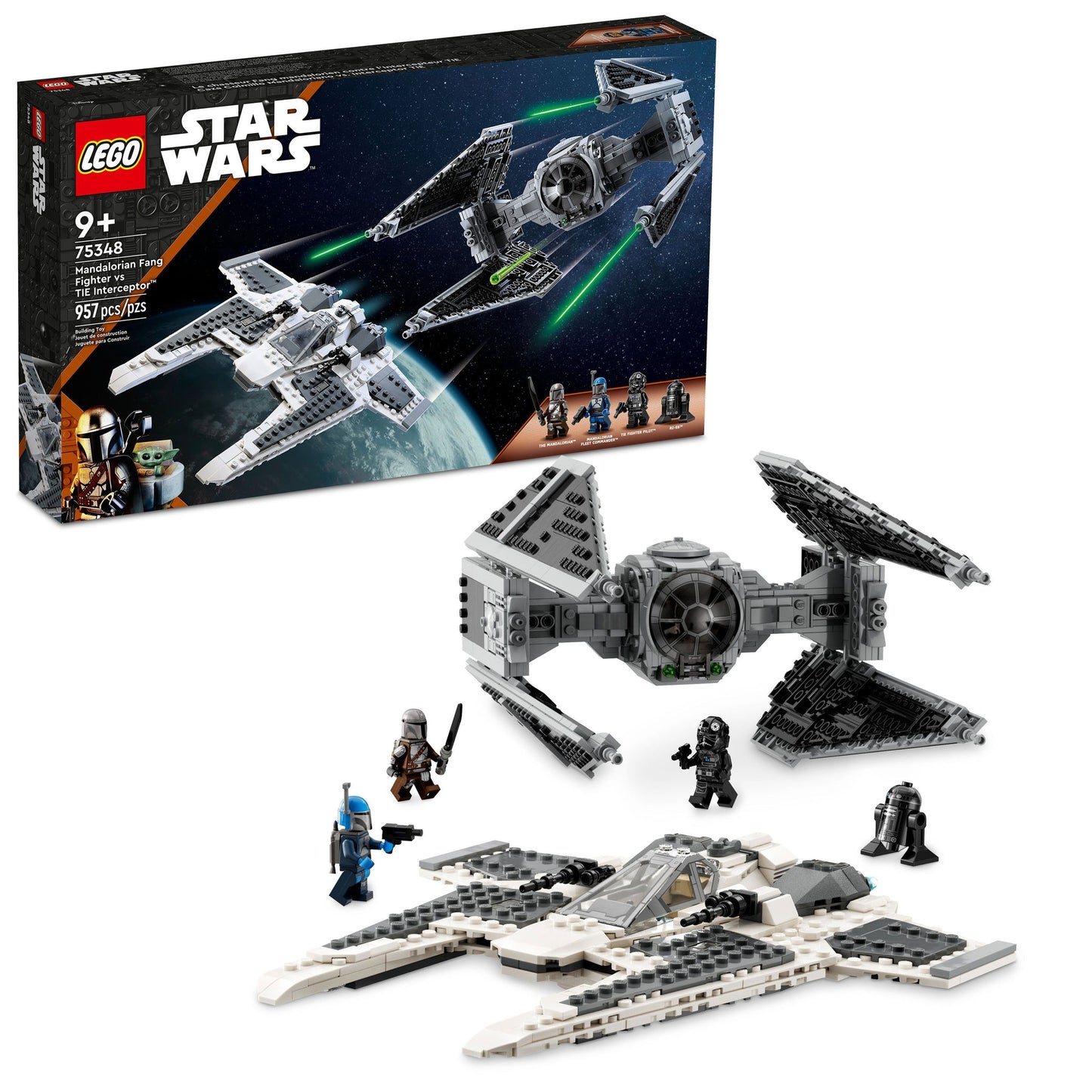 75348 Mandalorian Fang Fighter vs. TIE Interceptor™ (Retired) LEGO Star Wars