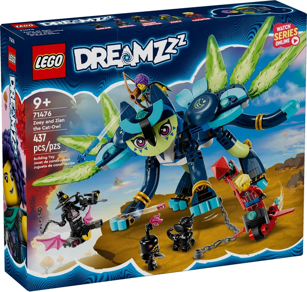 71476 Zoey and Zian the Cat-Owl (Retired) LEGO Dreamzzz