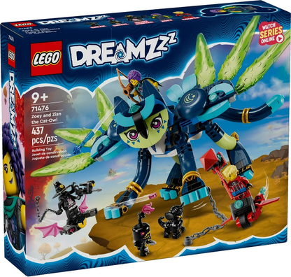 71476 Zoey and Zian the Cat-Owl (Retired) LEGO Dreamzzz