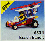 6534 Beach Bandit (Used) LEGO Town