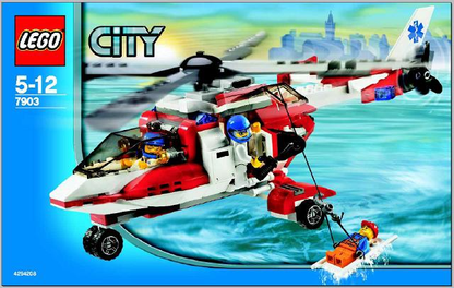 7903 Rescue Helicopter (Used) LEGO City