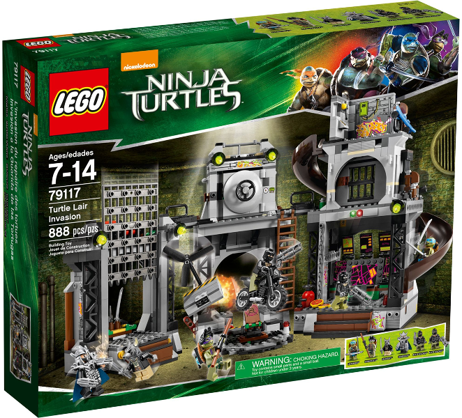 79117 Turtle Lair Invasion (Retired) LEGO Teenage Mutant Ninja Turtles