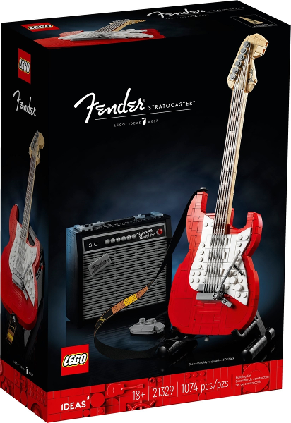 21329 Fender Stratocaster (Retired) LEGO Ideas
