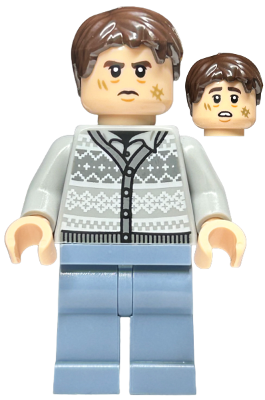 Neville Longbottom - Fair Isle Sweater, Sand Blue Legs (hp425)