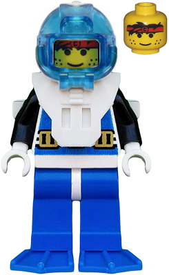Aquanaut 1 with Blue Flippers (aqu001a)