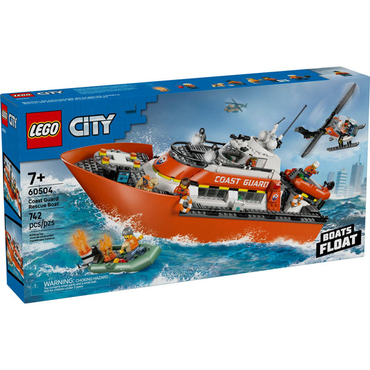 60504 Coast Guard Rescue Boat & Helicopter