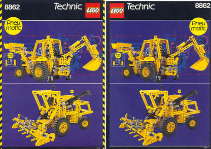 8862 Backhoe Grader (Used) LEGO TECHNIC