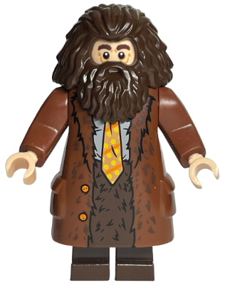 Rubeus Hagrid - Reddish Brown Topcoat with Buttons (hp200)