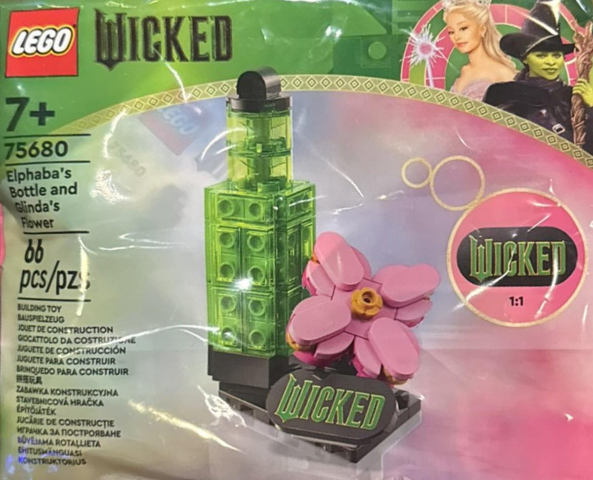75680 Elphaba's Bottle and Glinda's Flower (Used) LEGO Wicked