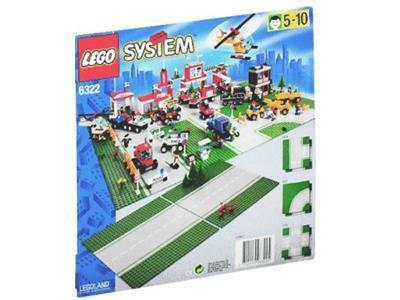 6322 Road Plates, Straight (Retired) LEGO Town